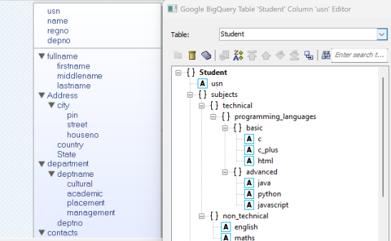 Gbq Coulmn Sort Reverse Alphabetic